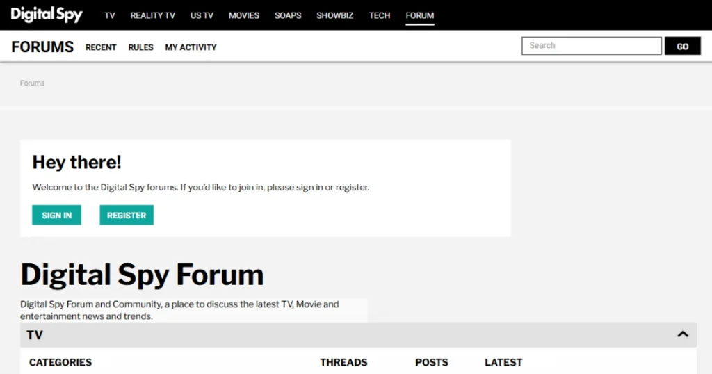 Digital Spy Forum,