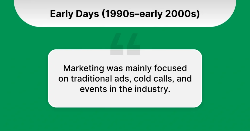 Early Days (1990s–early 2000s)